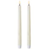 Uyuni Led Tafelkaars Ivory- 25CM - Set van 2