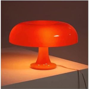 SOLBUM Led Mushroom Tafellamp for Hotel Slaapkamer Nachtkastje Woonkamer Decoratie Esthetische Cool Retro Verlichting Moderne Minimalistische Bureaulampen (Color : Orange, Size : USB)