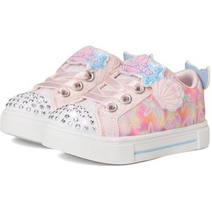 Skechers - Twinkle Toes - Shuffle Lite - Butterfly Swirl - Glanzend Bovenwerk
