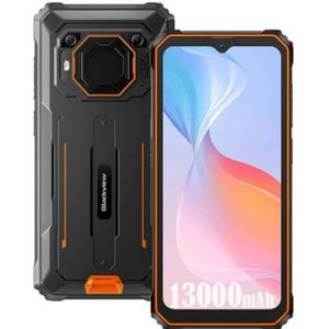 Outdoor mobiele telefoon zonder abonnement, Blackview BV6200 Pro, 12 GB + 128 GB (1 TB uitbreiding), 13000 mAh accu, 6,56 inch HD+, ArcSoft® 13 MP + 8 MP, Android 13 Dual SIM, IP68, MIL-STD-810H