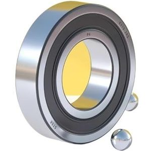 Lagers, 1PC P4/P5 Hoge Snelheid Lagers 60/22-2RS/62/22-2RS/63/22-2RS/60/28-2RS/62/28-2RS/63/28-2RS Groefkogellagers,Veelzijdige compatibiliteit(62/22-2RS/P4 22x50x14mm)