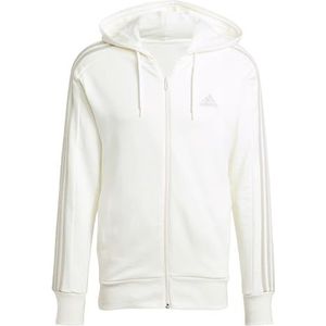 adidas - Essentials French Terry 3-Stripes - Hoodie - Wit