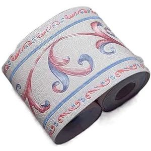 Behangranden zelfklevend, DIY zelfklevende vinyl muurstickers in meerdere kleuren 10,5x500cm(Beige Swallowtail)