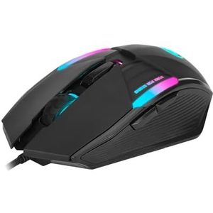 Marvo - M291 - Muismodel - Zwart - Bedraad USB - 6400DPI