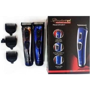 Generic - Professionele tondeuse met accu blauw of grijs GEEMY GM-6017-32843