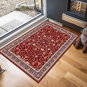 Deurmatten - Outdoor - Rood - Polyester - 40x60cm - Antislip - Wasbaar