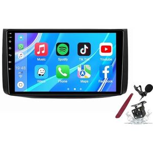 Android 14 Autoradio Sat Navi voor C-hevrolet Aveo (2006-2012) 9 Inch Touchscreen Multimedia Speler met Draadloze Carplay GPS Navigatie FM RDS Bluetooth 5G-WiFi SWC DSP,M100s