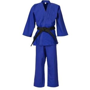 UBOHUZ Judo Kleding Verdikte Standaard Mannen En Vrouwen Katoen Beginner Volwassen Blauw En Wit Concurrentie Voor Training