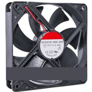 Voor SUNON EEC0251B1-000C-A99 DC 12V 5,4W 120x120x25mm 2-draads serverkoelventilator