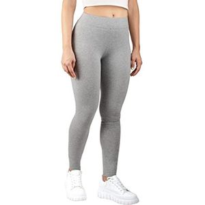 MAGIC SELECT Basic katoenen legging voor dames. Elastische broek, capri-mesh, gemiddelde taille.