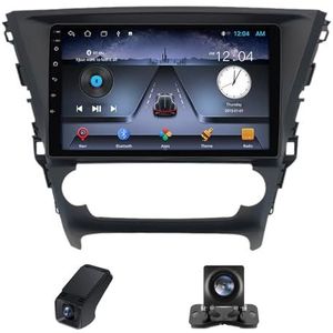 Android autoradio geldt voor Toyota Avensis 3 2015-2018 Carplay Android Auto,10 inch 2.5D touchscreen auto radio met GPS navigatie Bluetooth RDS WiFi stuurwiel afstandsbediening(NF-1)