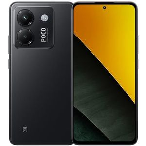 Xiaomi Poco M7 Pro 5G Smartphone, 12 + 512 GB, zwart, NFC, 120 Hz AMOLED-display, 5110 mAh batterij, TurboCharge 45 W (zonder oplader)