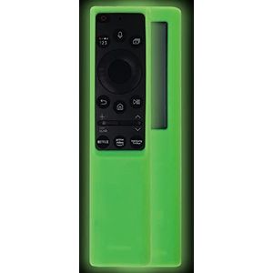 Siliconen hoes voor Samsung TV BN59-01357A/01363L/01364A TM -1990C Zonne-afstandsbediening Beschermhoes Vervanging Case (groen)