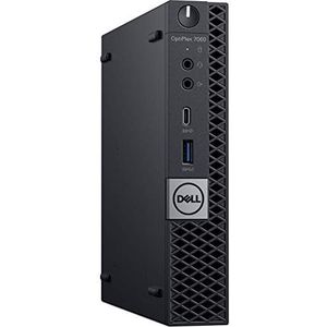 Dell OptiPlex 7060 - Micro - Intel Core i7-8700T 2.4 GHz - 16 GB RAM - 256 GB Solid State Drive - Windows 11 Pro 64bit
