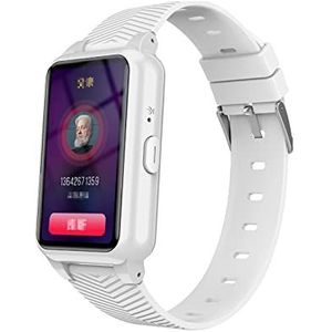 Valdetectie Smart Watch voor ouderen, GPS-telefoonhorloge met SOS noodoproep 4G spraakoproep en gezondheidsmonitoring voor senioren (wit)