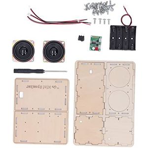 DIY Bluetooth-luidsprekerboxkit, Doe-het-zelf Elektronicaprojecten Bouwsets Elektronische Geluidsversterkers, Bouw Je Eigen Draagbare Houten Behuizing Bluetooth-luidsprekergeluid