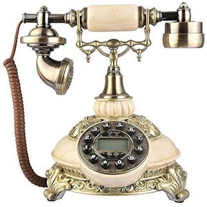 Rotary Dial Telefoons Europese Antieke Telefoon Retro Veld Ouderwetse Home Office Snoerloze Telefoon Sleutel Dial Telefoon