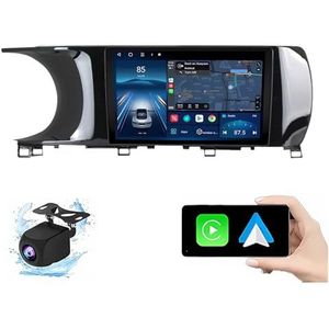 Android 14.0 2 Din Autoradio 9"" Touchscreen Auto Stereo voor KIA K5 3 2020-2021 met Draadloze Carplay Android Auto GPS navigatie AHD Omgekeerd beeld Stuurwielbediening(P1(1G+32G))