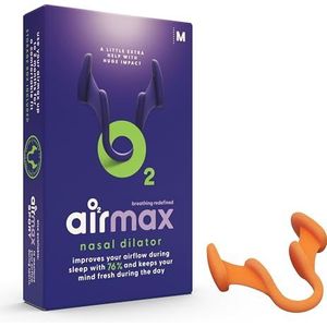 Airmax - Neusspreider - Anti-snurk - Medium - Oranje - 1 stuk