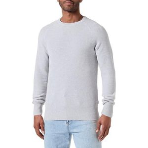 Jack & Jones JCOMAZE Knit Crew Neck, lichtgrijs gem., M