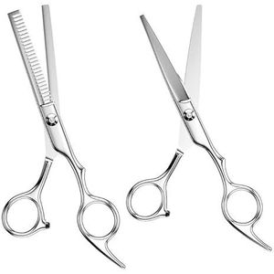 Mesybveo 2 stuks kappersschaar, ultra scherp en nauwkeurig, van roestvrij staal, voor afslanken en vormgeven