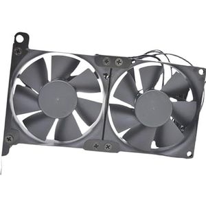 Voor 8/9CM PCI grafische kaart koelventilatorbeugel: stille VGA-koelerbevestiging voor pc-behuizing(Dual 80mm Fan)