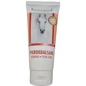 Paardenbalsem, verwarmend, extra sterk, massagegel, 100 ml, voor verwarmende lichaamsverzorging met extra sterk effect, bevat extracten van rode wijnbladeren, paardenkastanje, melisse, kamille, hop