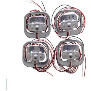 Digitale weegcel druk gewichtssensor meetinstrumenten menselijke weegschaal HX711 AD Tech 50kg 4PCS voor weegapparatuur(4PCS Sensor)
