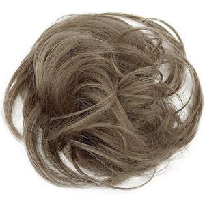 CAISHA Haarstukje Haarwokkel Bruids Kapsel Opgestoken Volumineus Licht Golvend Knoet Natuurlijk Blond G25B