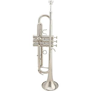 Trompetten Windinstrument Gelakt Goud B Flat Classic Gelakt Goud Student Trompetten (Color : Silver)