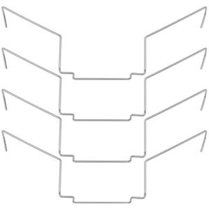 Create idea 4 stks 12 cm roestvrij staal CPU koellichaam ventilator draad gesp dikte ongeveer 2,5 cm CPU-ventilator compatibel met Xuanbing 400 Donghai X4/X5