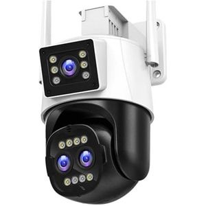 9MP 4K IP Camera Outdoor 8X Zoom Drie Lens Auto Tracking Bewakingscamera Beveiliging PTZ CCTV camera's Beveiligingstoezicht(Size:9MP Camera)