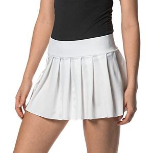 In One Clothing Skaterrok voor dames, korte sexy plooirok voor sport, vrije tijd, kantoor, feest, Kleur: wit., S