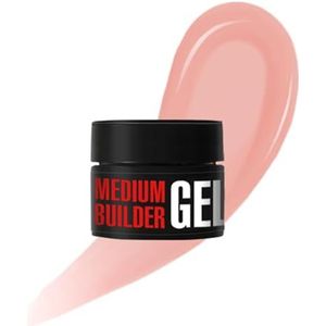 K Professional Medium Builder Gel Apricot UV LED - Builder Gel Naakt, Versterking 13 ml