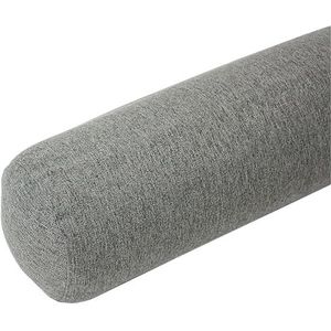 Round Cervical Roll Bolster Pillow with Removable & Washable Pillow Cover, Bolster Pillow Filled with Soft, Round Bolster Pillowcase Cover(Grey,10x40cm)