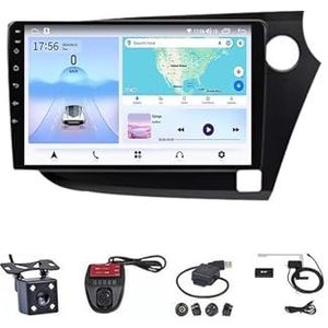 Android 13 Multimedia Speler Auto Radio GPS Navigatie Draadloze Carplay Auto Plug En Play Voor Honda Insight 2009-2014(4G+WIFI 4G+64G B)