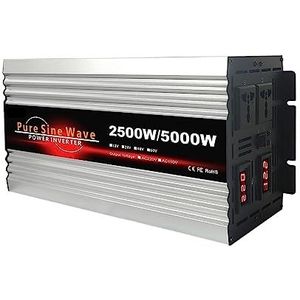 5000 W 12 V DC naar 220 V omvormer 12 V 220 V 60 Hz AC zuivere sinusgolven-spanningsomvormer 12 220 Power Car Micro Inverter (5000W 50HZ,48V-220V-230V)