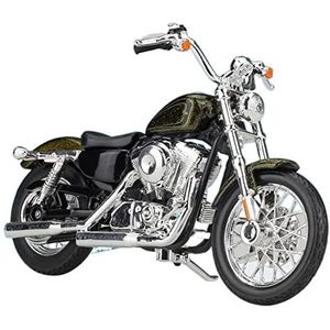 Voor Harley 2018 Achtenveertig Speciale Editie 1:18 Motorfiets Model Speelgoed Serie Mini Motorfiets Gegoten Metalen En Plastic Onderdelen Motorfiets modellen (Color : XL 1200V Seventy-Two gold, Siz