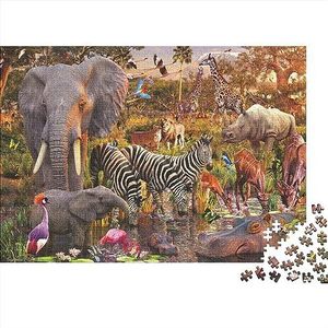 Wildlife Klassieke puzzel Brain Challenge Spelen Dieren Puzzels Spel Moderne Artistieke Puzzel Voor Volwassenen En Tieners - Houten Puzzel 500 stuks (52 x 38 cm)
