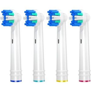 REDTRON Vervangingsborstelkoppen voor Oral B, Floss Action elektrische tandenborstelkoppen voor Oral B, tandenborstelkoppen voor Professional Care Vitality Pro Smart Genius, 4 stuks