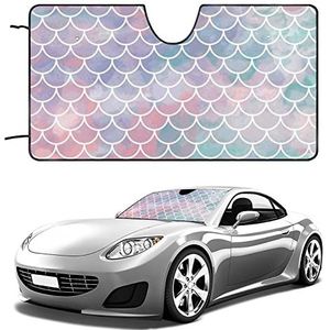 Roze Schaal Voorruit Zonnescherm Voor Auto Opvouwbare Auto Zonneklep Shield Cover Auto Accessoires 55""x30