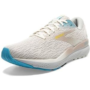 Brooks Ghost 16 Sneakers voor heren, 48,5 EU, Kokosnoot Blauw Geel, 48.5 EU