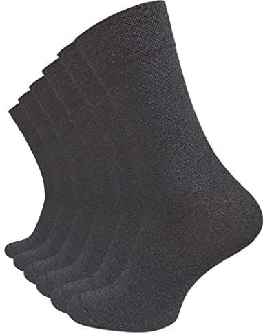 Cotton Prime - Sokken - Antraciet - 6er Pack
