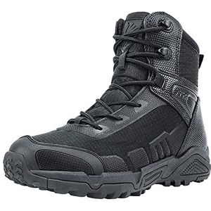 Ultralight Combat Training Boots, Four Seasons Shock Absorptie Lace-up Sports Desert Tactical Combat Shoes, voor buiten Antislip wandelschoenen (Color : Black, Size : 38 EU)