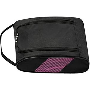 Golf-schoenenhouder, golfschoentas voor heren en dames, ademende golfschoenen voor sokken, T-shirts, ballen, Roze, 1
