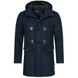 INDICODE JEANS - Winterjas - Navy - Dufflecoat - Warm Gevoerd