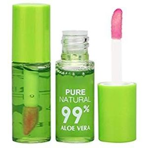Kleine Aloë Vera Lipgloss Hydraterende Kleurverandering Langdurige Vloeibare Lipsticks, 8st
