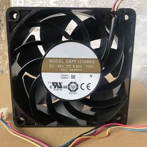 LMNCBVYA DC 48V 4.50A High-Performance 12038 Aluminum Frame Fan - Super Wind 4 Wire Design for Efficient Heat Dissipation