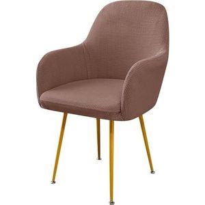 Set van 6/4/2 fluwelen stoelhoezen voor eetkamerstoelen met armleuning stretch stoel hoes gebogen gevleugelde accent stoelhoezen armleuningen keuken stoelhoezen,zwart,6pcs