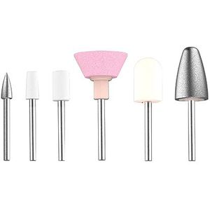 6 Count Upgrade Nagelvijl Vervanging Hoofd Vullingen Compatibel met Finish Touch Flawless Salon Nail Kit